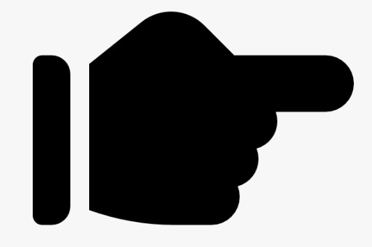 Icône de main pointant vers le lien du document PDF de présentation